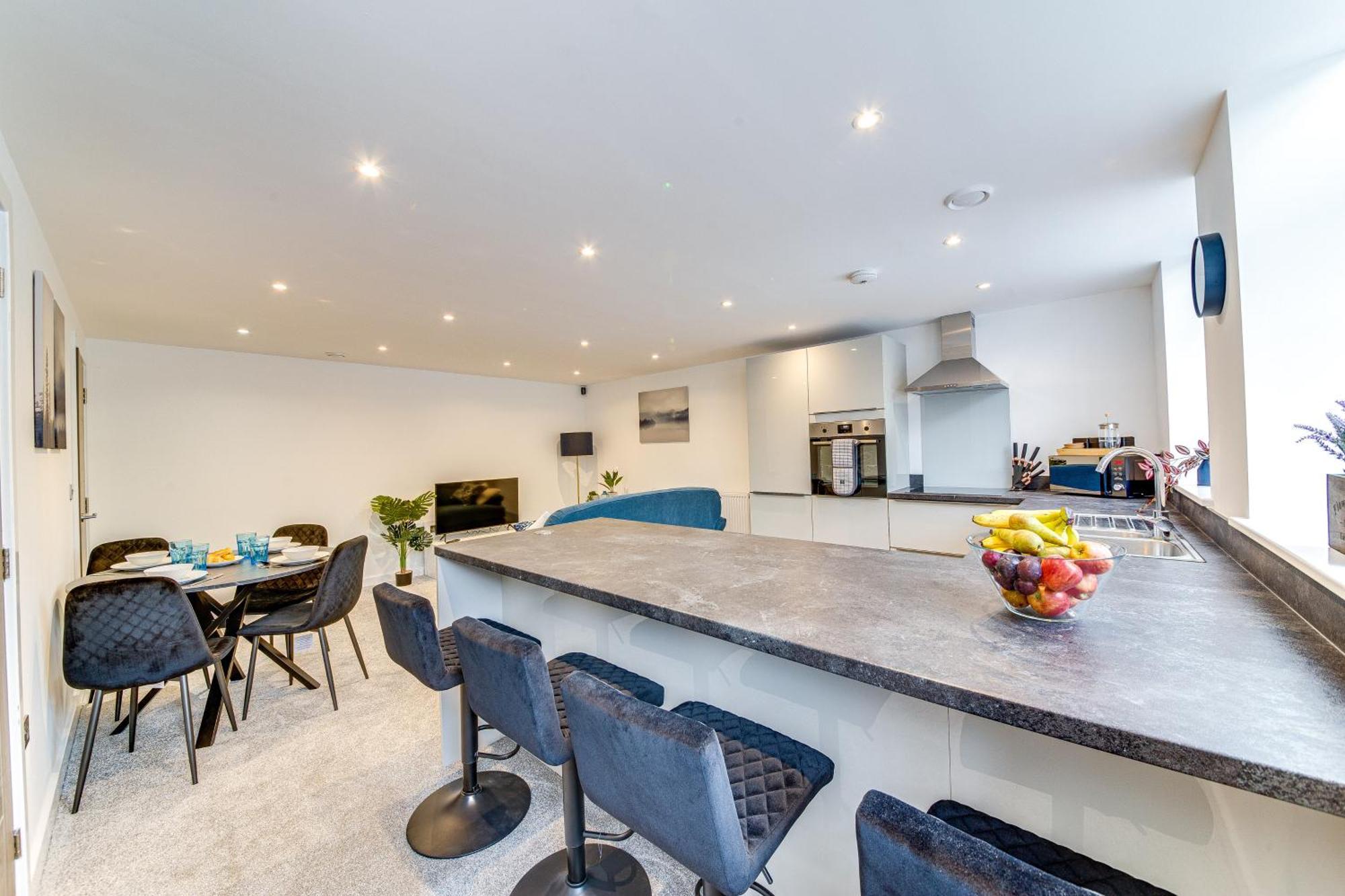 Apartmán Stylish & Contemporary 2-Bed Townhouse - Parking - Wi-Fi - Netflix Worksop Exteriér fotografie